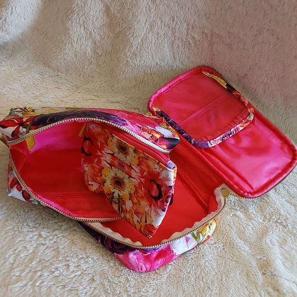 🌺 NEW Floral Cosmetic Bag Set - Picture 16 of 16